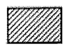 Hachura com linhas diagonais paralelas mais finas e próximas.