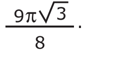 9π√3/8.