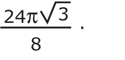 24π√3/8.