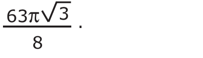 63π√3/8.