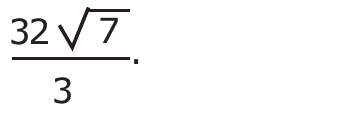 32√7/3.