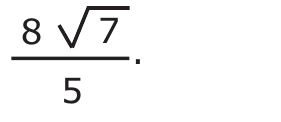 8√7/5.