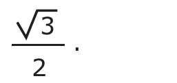 √3/2.