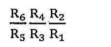 Alternativa A: (R6/R5)·(R4/R3)·(R2/R1)