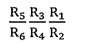 Alternativa B: (R5/R6)·(R3/R4)·(R1/R2)