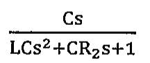 Alternativa B: Cs/(LCs² + CR₂s + 1)