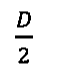 Alternativa B: D/2