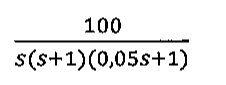 Alternativa D: 100/(s(s+1)(0,05s+1))