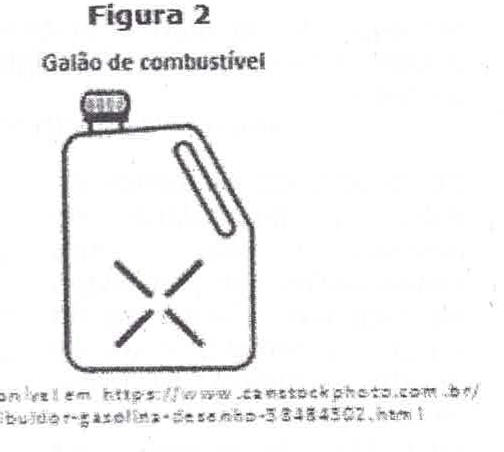 Figura 2: desenho de um galão de combustível.