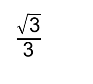 raiz quadrada de 3 sobre 3