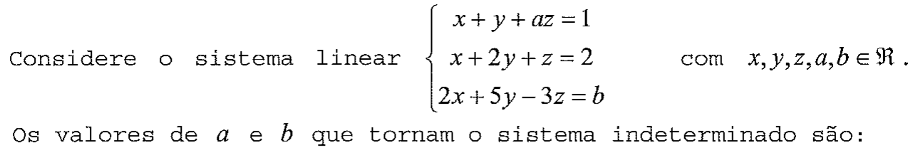 Enunciado da questão 2 conforme impresso na prova, com a notação matemática original.