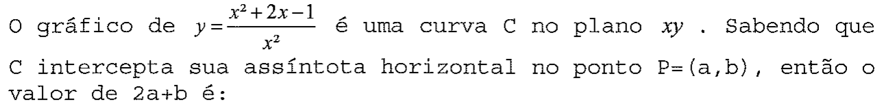 Enunciado da questão 23 conforme impresso na prova, com a notação matemática original.