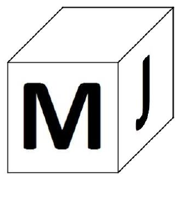 Cubo da alternativa E em perspectiva, com letras em algumas faces.