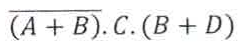 complemento de (A + B) . C . (B + D)