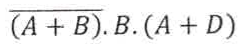 complemento de (A + B) . B . (A + D)