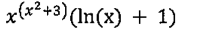 x^(x²+3) (ln(x) + 1)