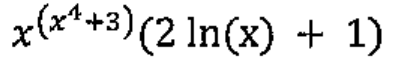 x^(x⁴+3) (2 ln(x) + 1)