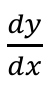 dy/dx