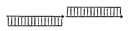 Par de diagramas hachurados da alternativa B (esforço cortante e momento fletor).