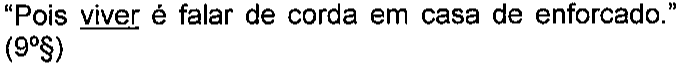 Alternativa como impressa, com “viver” sublinhado.