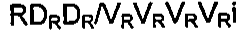 Grupo RDRDR/VRVRVRVRi, com o R após D e após cada V em subscrito.