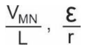 V_MN/L, ε/r