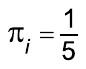 π índice i = 1/5